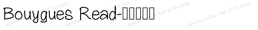 Bouygues Read字体转换